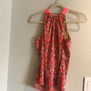 T Tahari Spring sleeveless blouse